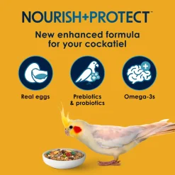 Kaytee Forti-Diet Pro Health Egg-Cite! Cockatiel Bird Food (5 lb)
