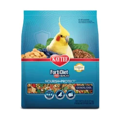 Kaytee Forti-Diet Pro Health Nourish+Protect Cockatiel Bird Food (5 lb)