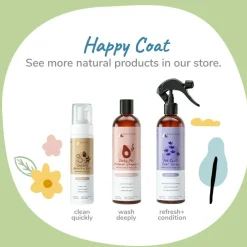 kin+kind Almond & Vanilla Soothing Waterless Bath Cleansing Foam for Dogs (8 oz)