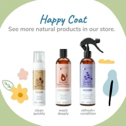kin+kind Calming Lavender Waterless Cleansing Bath Foam for Dogs & Cats (8 oz)