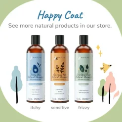 kin+kind Charcoal Deep Clean Natural Patchouli Shampoo for Dogs (12 oz)