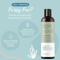 kin+kind Dry Skin & Coat Argan Oil Natural Shampoo for Dogs (12 oz)