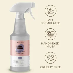 kin+kind Floral Kitty Litter Cat Pee + Odor Destroyer (32 oz)
