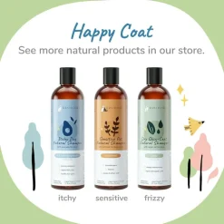 kin+kind Oatmeal Natural Lavender Shampoo for Dogs & Cats (12 oz)