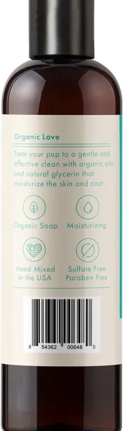 kin+kind Organics Jasmine & Lily Oatmeal Shampoo for Dogs (12 oz)