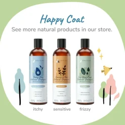 kin+kind Unscented Natural Conditioner & Moisturizer for Dogs & Cats (12 oz)