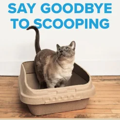 Kitty Sift Disposable Sifting Litter Box, Large, 4-pack