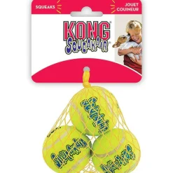 KONG Air Squeaker Tennis Balls for Dogs