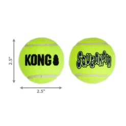 KONG Air Squeaker Tennis Balls for Dogs