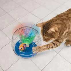 KONG Bat-A-Bout Glow Aquarium Cat Toy