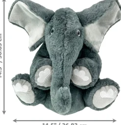 Kong Comfort Kiddos Elephant Squeaky Plush Toy For Dogs