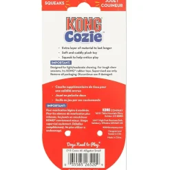 Kong Cozie Ali Alligator Squeaky Plush Toy For Dogs