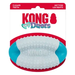 KONG Duets Dental Football Toy for Medium & Large Dogs