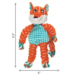 KONG Floppy Knots Fox Toy For Dogs