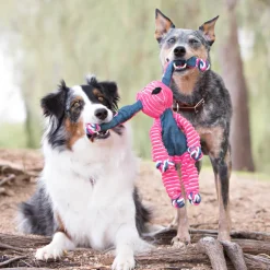 Kong Floppy Knots Hippo Dog Toy