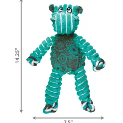 Kong Floppy Knots Hippo Dog Toy