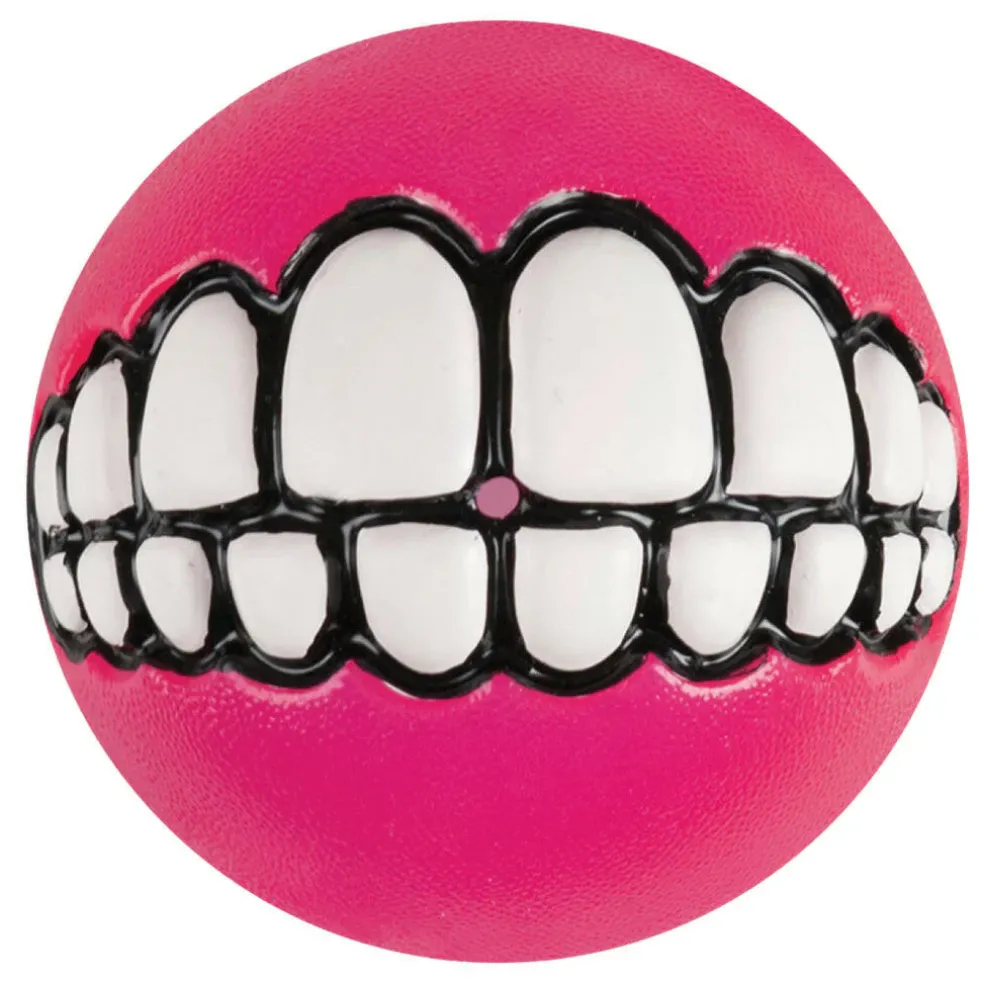 Kong Grinz by Rogz Ball Toy For Dogs (color varies)