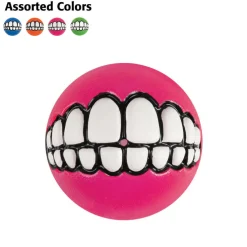 Kong Grinz by Rogz Ball Toy For Dogs (color varies)