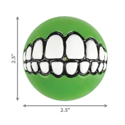 Kong Grinz by Rogz Ball Toy For Dogs (color varies)