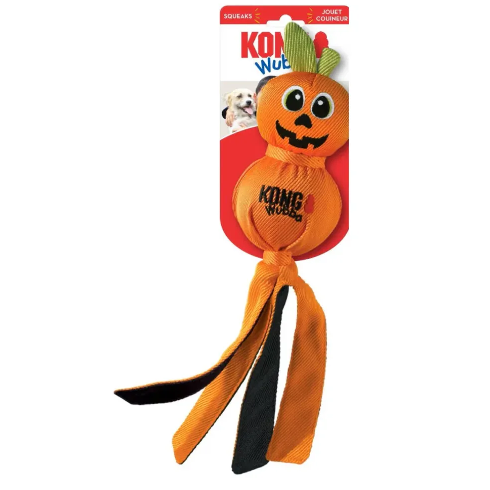 Kong Halloween Wubba Ballistic Pumpkin For Dog Toy (Large)