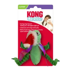 KONG Holiday Catnip Crackles Grasshopper Cat Toy