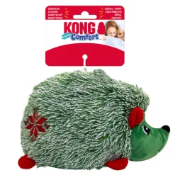 KONG Holiday Comforts Hedgehug Plush Dog Toy