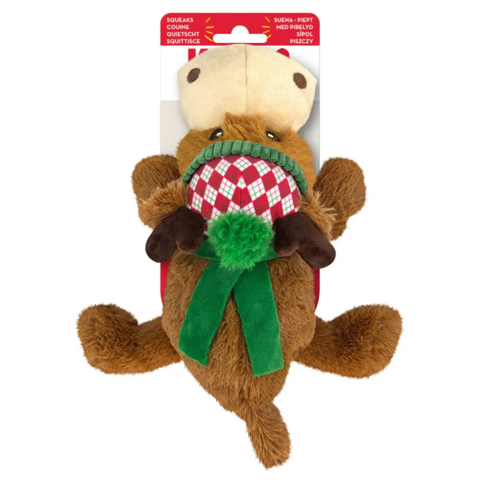 KONG Holiday Cozie Reinder Plush Dog Toy, Medium