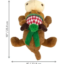 KONG Holiday Cozie Reinder Plush Dog Toy, Medium