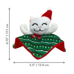 KONG Holiday Crackles Santa Kitty Catnip Cat Toy