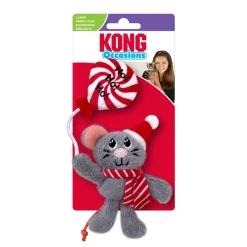 KONG Holiday Occasions Catnip Mouse Toy for Cats