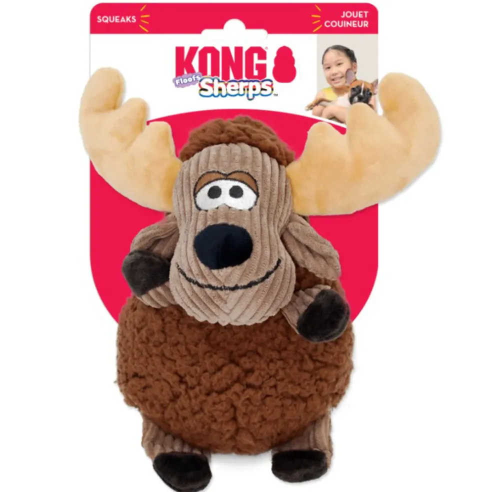 KONG Holiday Sherps Floofs Moose Toy For Dogs