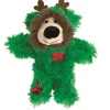 KONG Holiday Softies Pajama Bear Toy For Cats (Assorted colors)