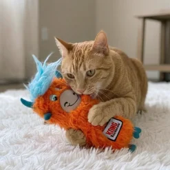 KONG Kickeroo Highland Cow Cat Toy, Assorted Colors