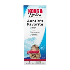 Kong Kitchen Auntie's Favorite Chicken, Potato & Cranberry Crunchy Biscuits for Dogs (8 oz)