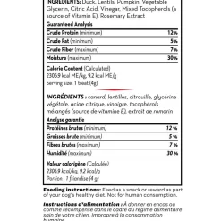 Kong Kitchen Get Quakin Grain-Free Duck & Pumpkin Treats For Dogs (5 oz)