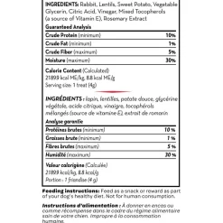 Kong Kitchen Good Hare Day Grain-Free Rabbit & Sweet Potato Treats For Dogs (5 oz)