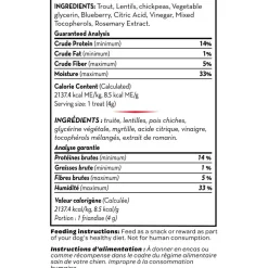 Kong Kitchen Hooked on Trout Grain-Free Trout & Blueberry Treats For Dogs (5 oz)
