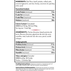 Kong Kitchen Irish Stew Beef, Carrot & Potato Soft & Chewy Treats for Dogs (7 oz)
