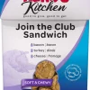 Kong Kitchen Join the Club Sandwich Bacon, Turkey & Cheese Soft & Chewy Treats for Dogs (7 oz)