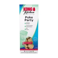 Kong Kitchen Poke Party Salmon, Sweet Potato & Dill Crunchy Biscuits for Dogs (8 oz)