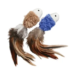 KONG Naturals Crinkle Fish Catnip Cat Toy, 2 pack