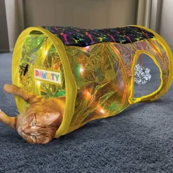 Kong Play Spaces Rave Cave Tunnel Toy For Cats With Catnip