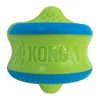 Kong Rambler Rattlez Swirl Ball Toy For Dog - Medium (Blue/Green)