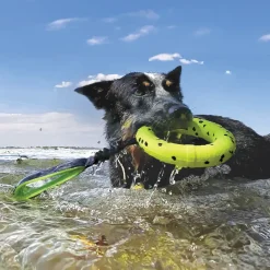 KONG Reflex Tug N Fetch Toy For Dogs (Yellow)