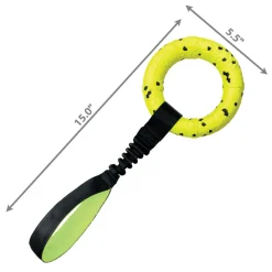 KONG Reflex Tug N Fetch Toy For Dogs (Yellow)