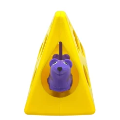 Kong Rewards Rocker Cheese Treat Dispenser Toy For Cats
