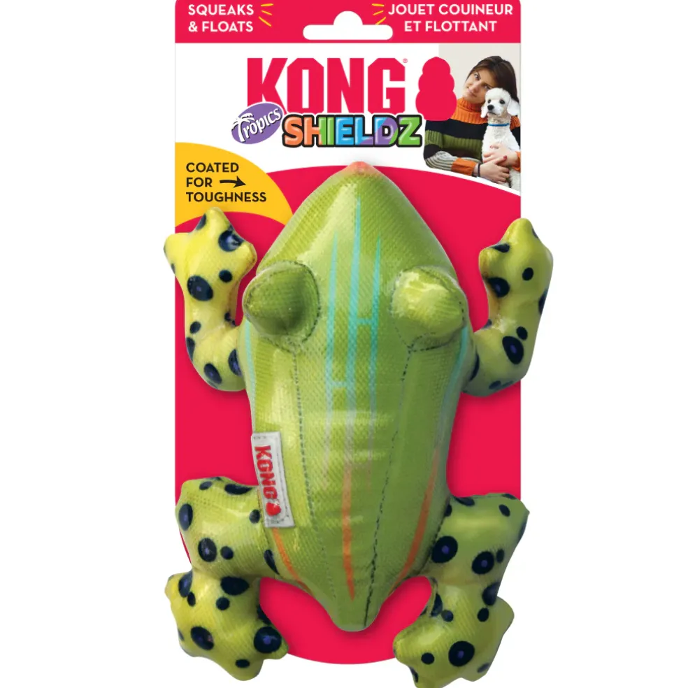 Kong Shieldz Tropics Frog Toy For Dogs
