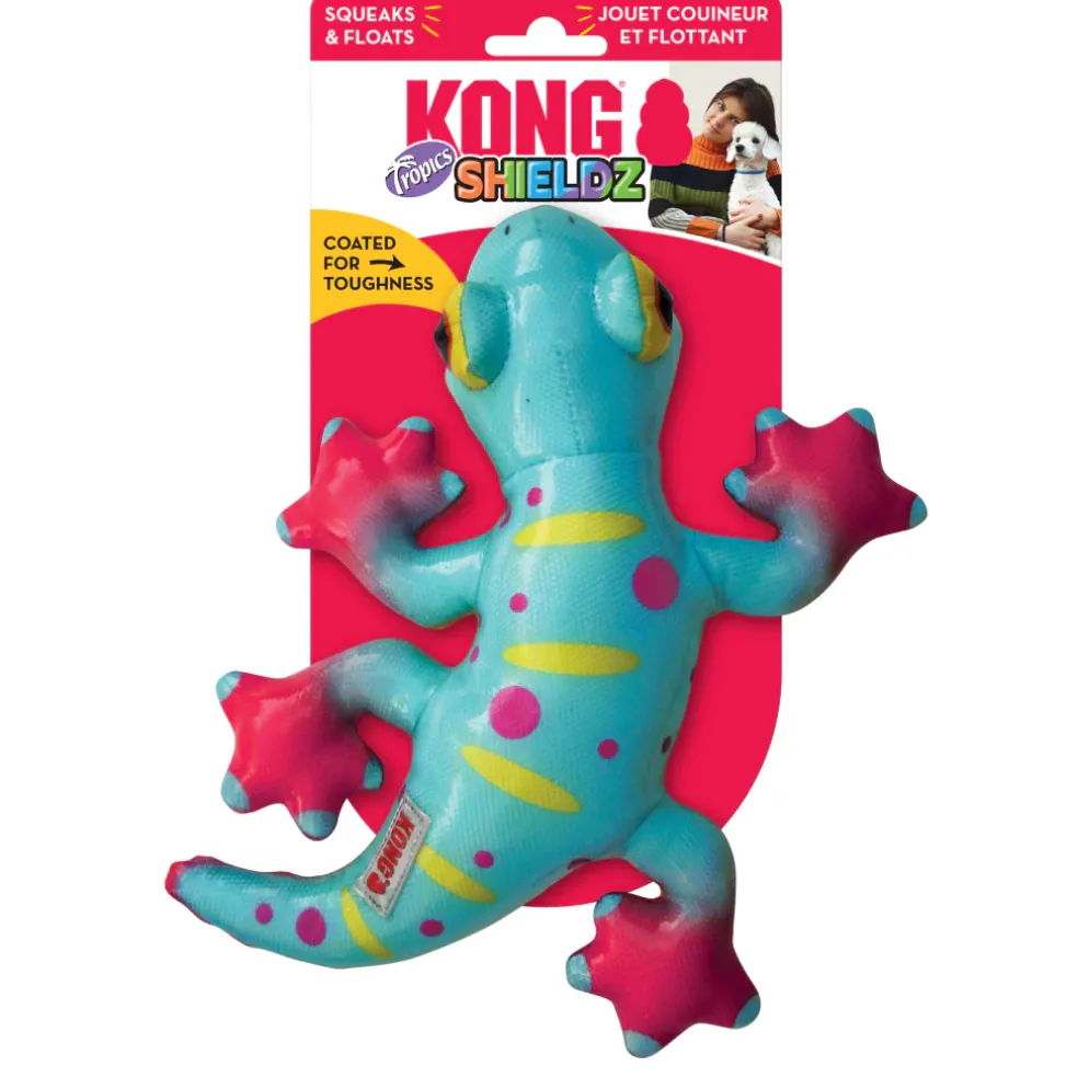 Kong Shieldz Tropics Gecko Toy For Dog