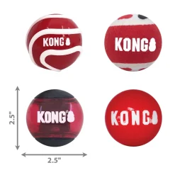Kong Signature Ball Toy For Dogs - (assorted colors)