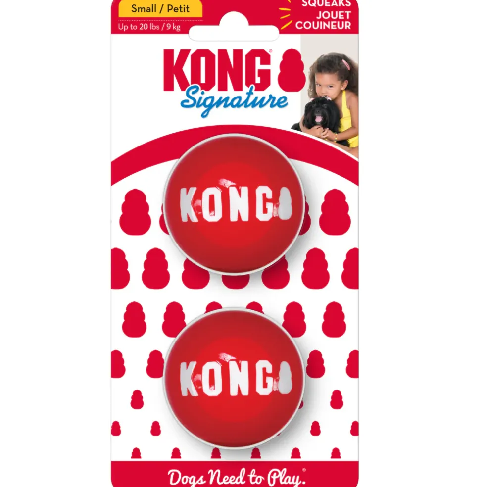 Kong Signature Red Ball Toy For Dogs